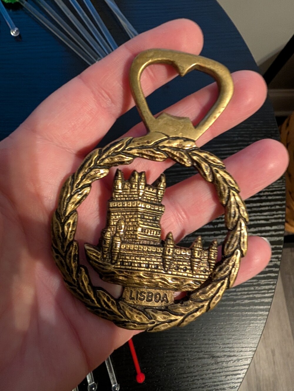 Vintage Brass Souvenir Bottle Opener
